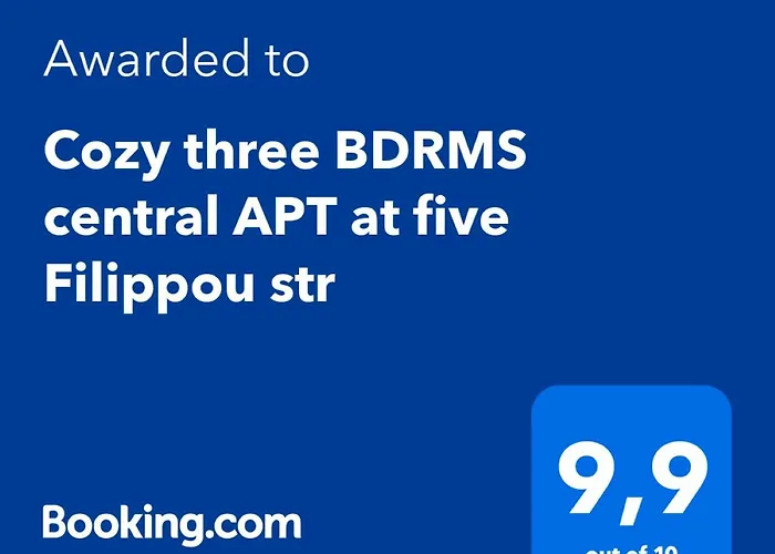 Cozy Three Bdrms At Five Filippou Str Apartament Saloniki