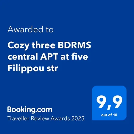 Cozy Three Bdrms At Five Filippou Str 아파트 테살로니키